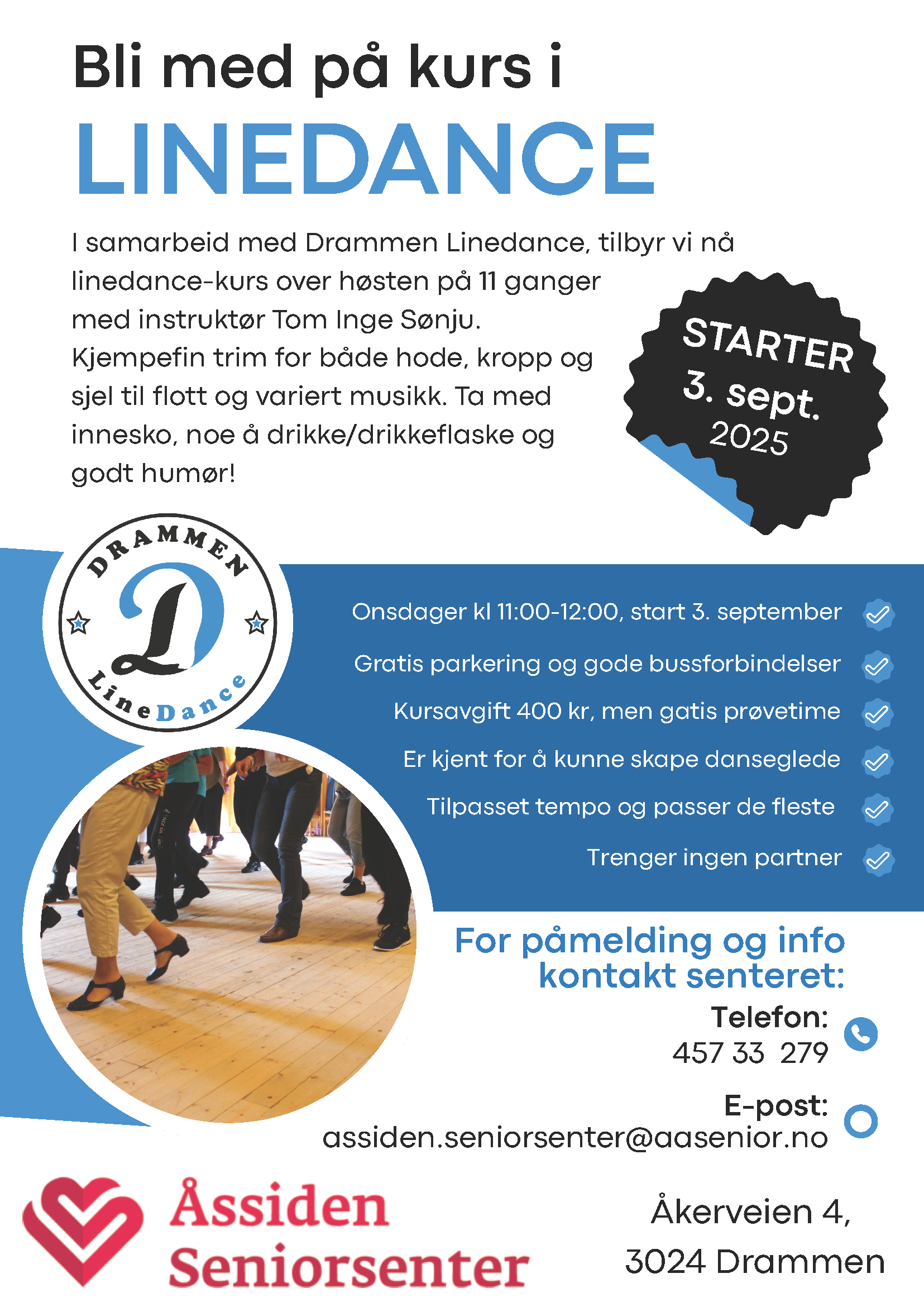Featured image for “Seniorkurs i Linedance”